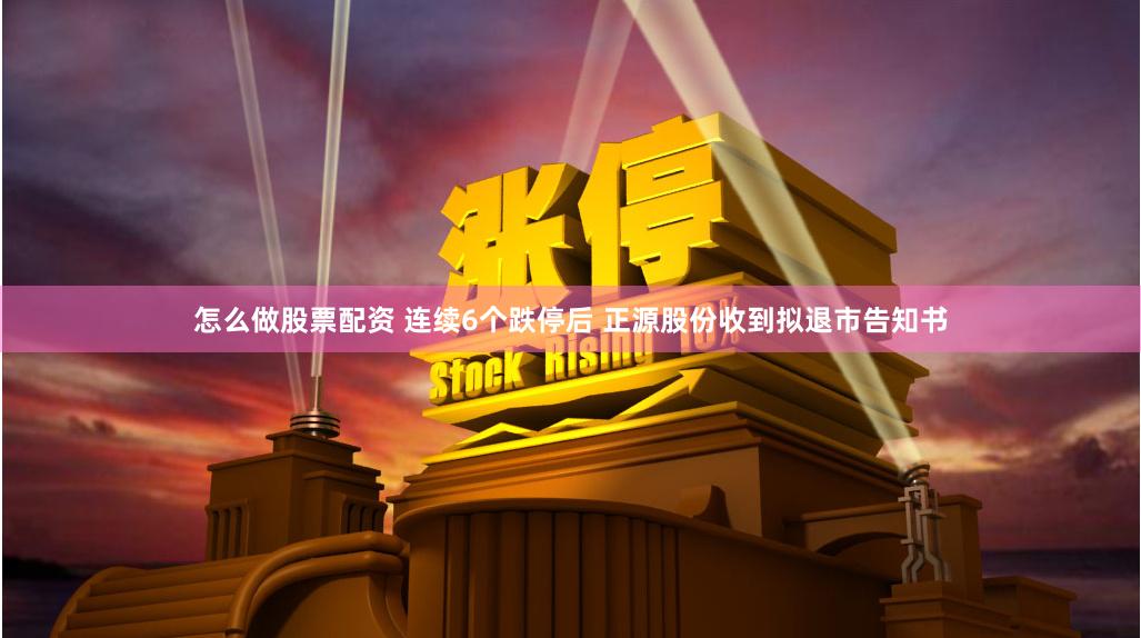 怎么做股票配资 连续6个跌停后 正源股份收到拟退市告知书